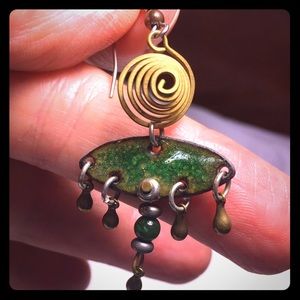 Artisan, hand-crafted earrings